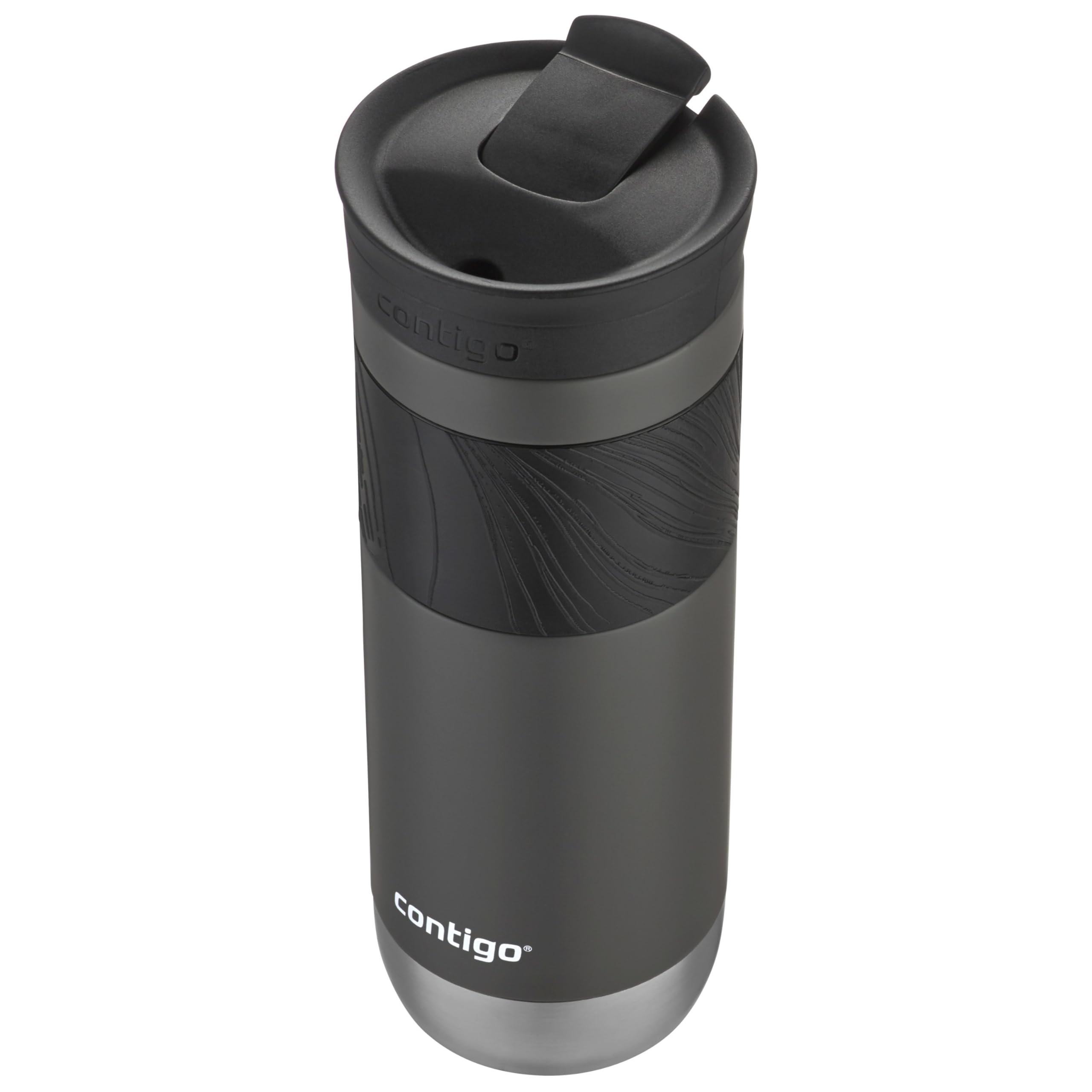 Contigo Byron 2.0 en portavasos de coche demostrando compatibilidad y conveniencia