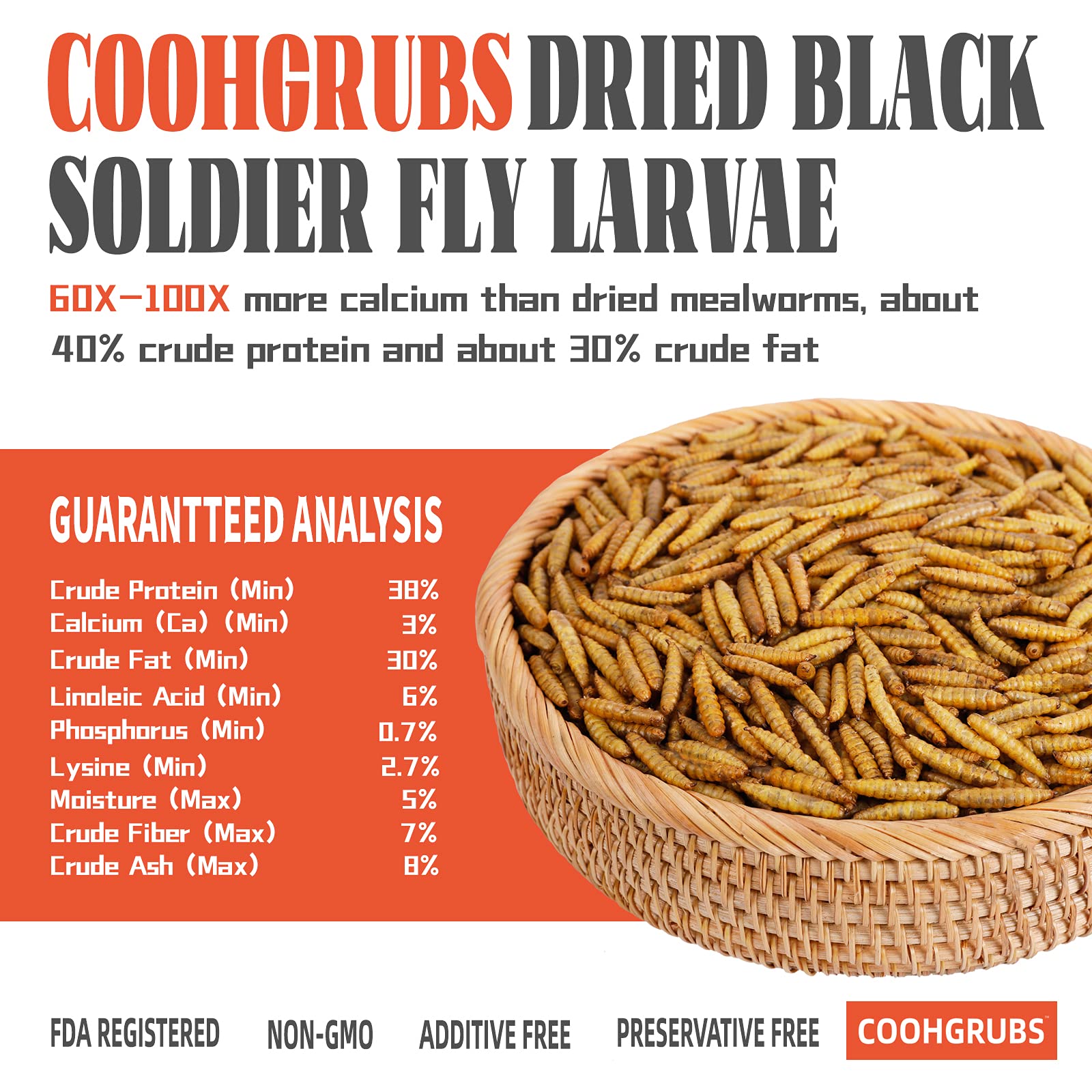 COOHGRUBS in a coop with chickens eating to show flock acceptance and vigor