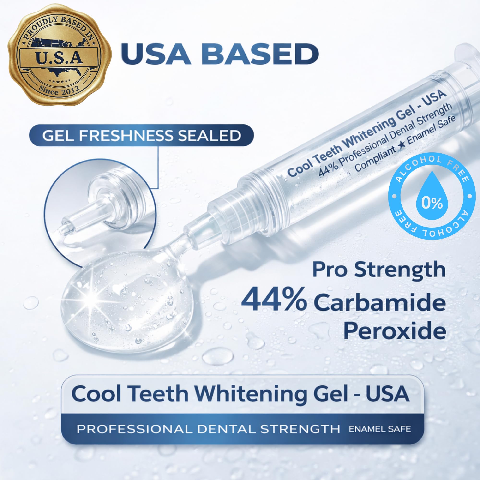 Cool Teeth Whitening bandejas termoformables moldeadas para mejor ajuste