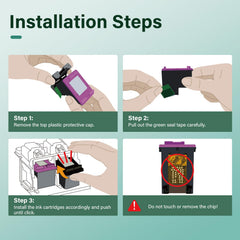 Cartuchos Cool Toner instalados en impresora HP, instalación fácil