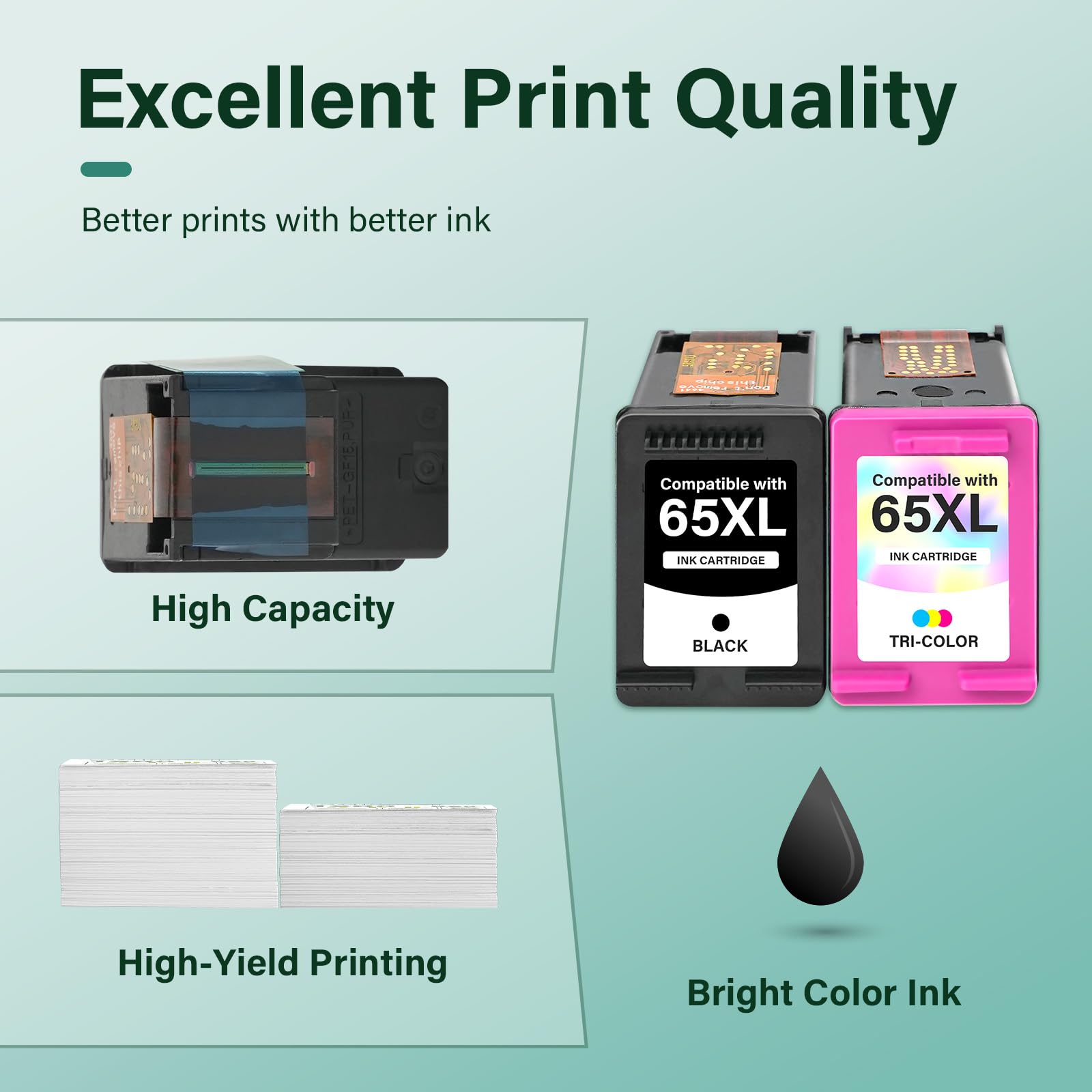 Cool Toner tamaño comparado con mano para referencia de dimensiones compactas