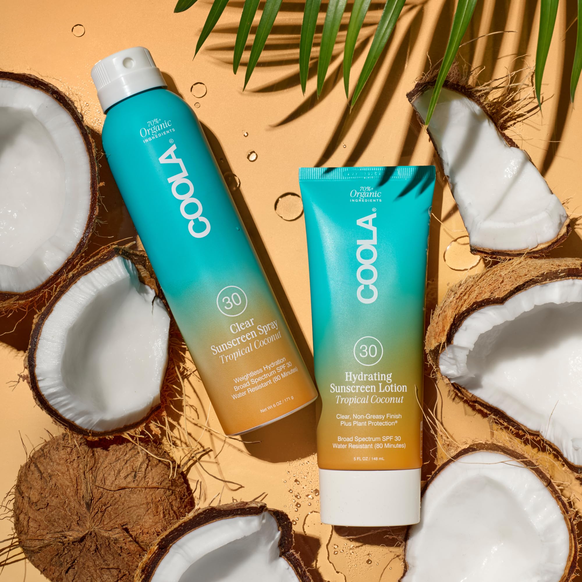 COOLA envase con tapa abierta mostrando dosificador práctico