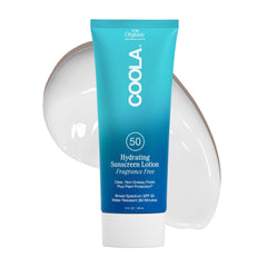 COOLA loción corporal frontal 5 oz mostrando el envase y beneficio hidratante