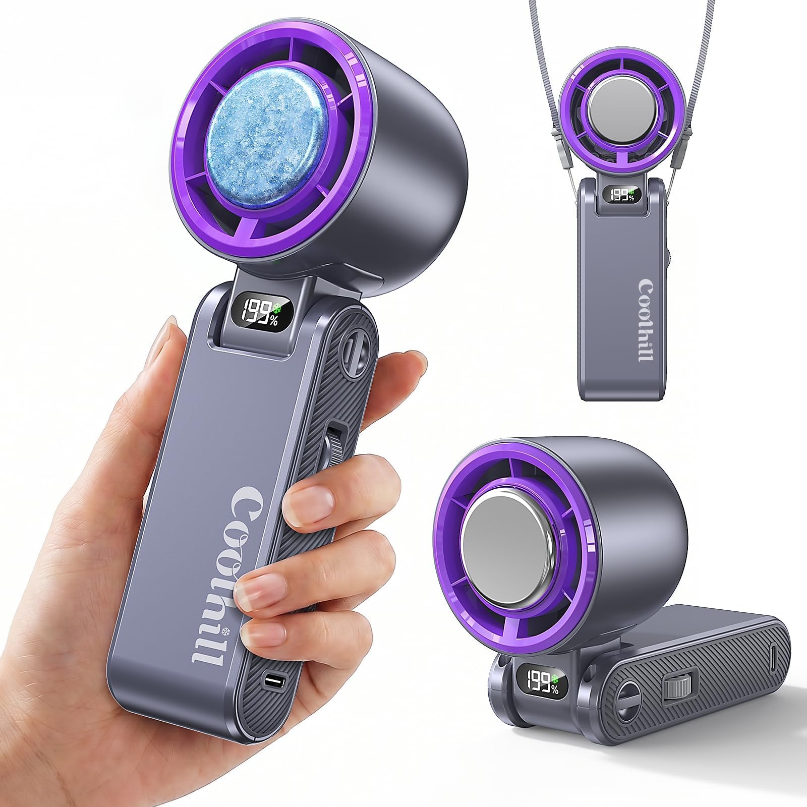 Coolhill Pro frontal mostrando diseño compacto y portabilidad
