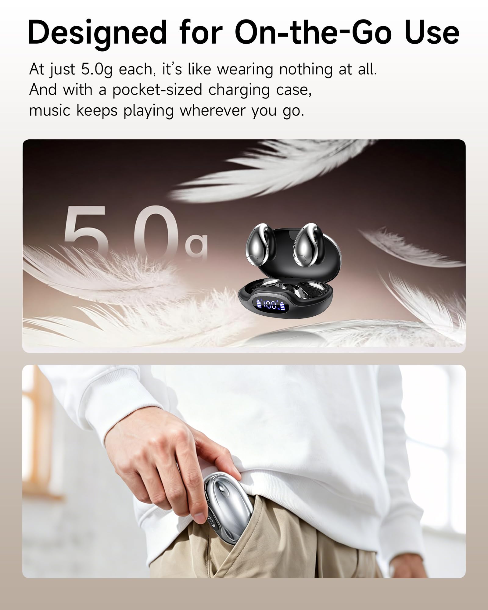 CoolJumper auriculares en uso durante entrenamiento en gimnasio, comodidad y seguridad