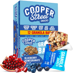 COOPER STREET empaque frontal de barras mostrando el diseño y beneficio práctico