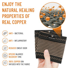 Copper Edge comparación de tamaño junto a una regla para referencia de 3.5 pulgadas