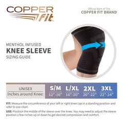 Copper Fit comparación de tamaño en mano para referencia de escala