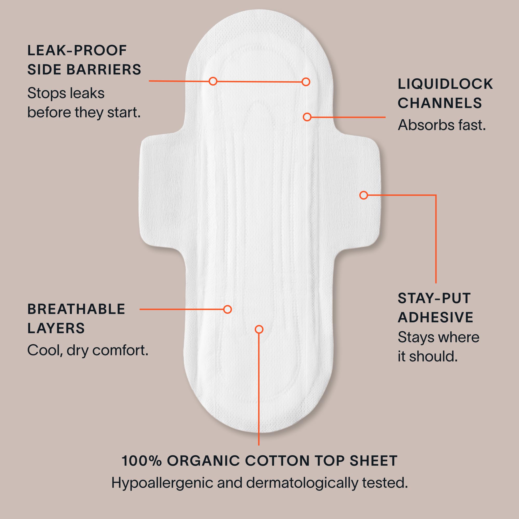 Cora empaque abierto mostrando toallas dentro listo para usar