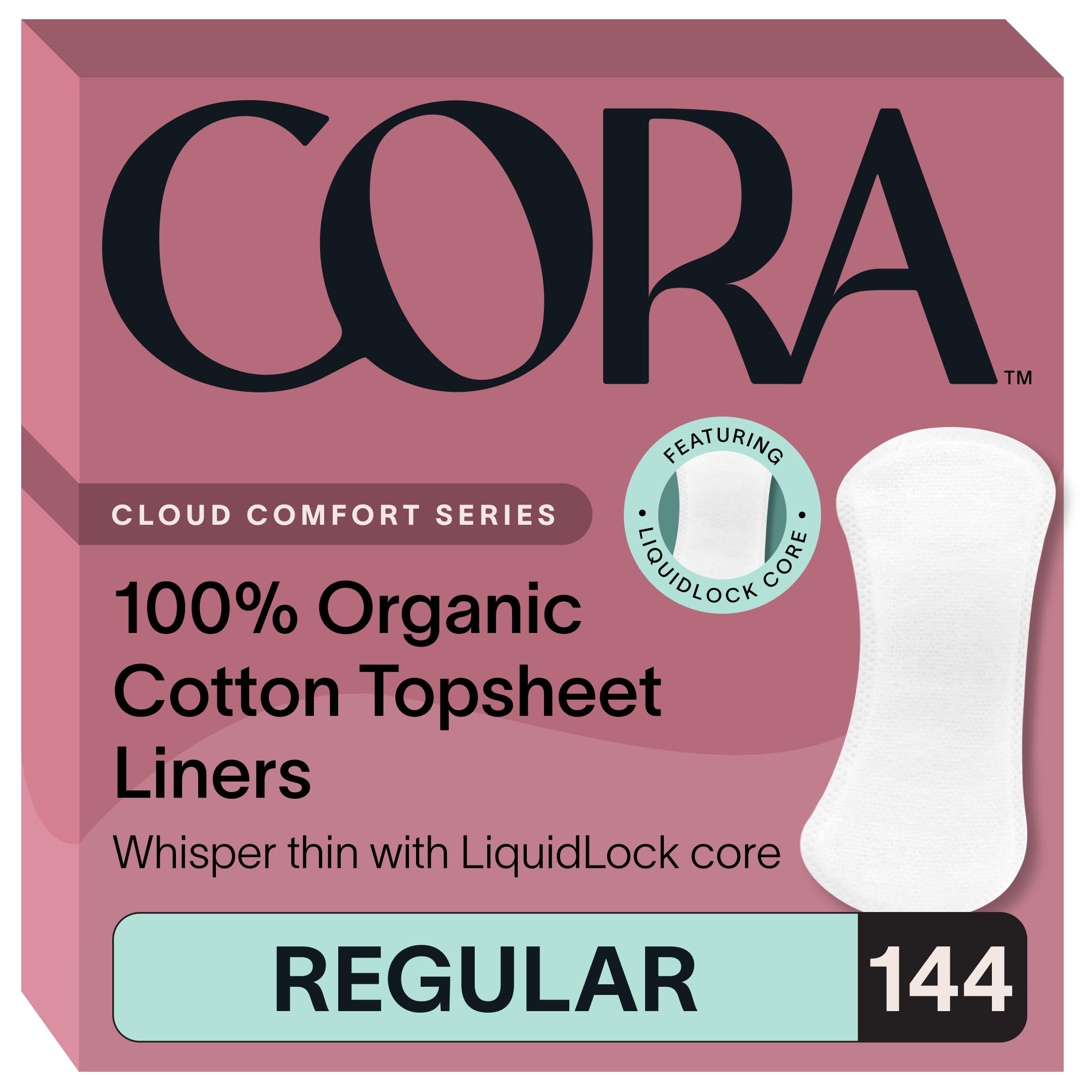 Cora empaque frontal del paquete de 144 protectores para visión clara y contenido