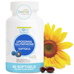 Core Med Science envase frontal mostrando 60 softgels y beneficio antioxidante