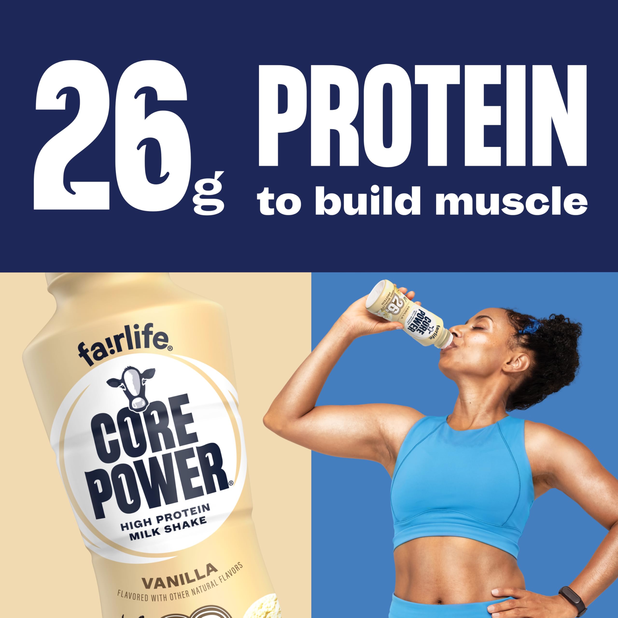 Core Power pack de 12 botellas agrupadas, suministro para varias semanas