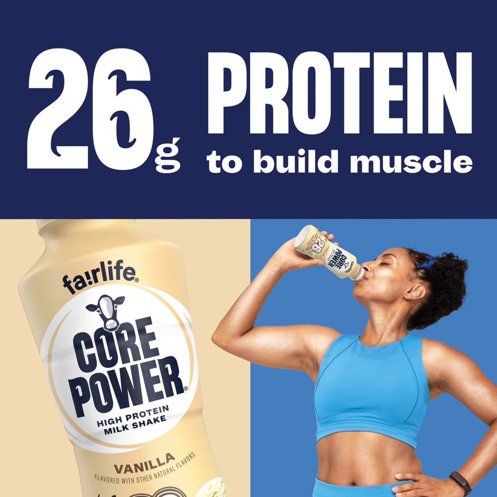 Core Power pack de 12 botellas agrupadas, suministro para varias semanas