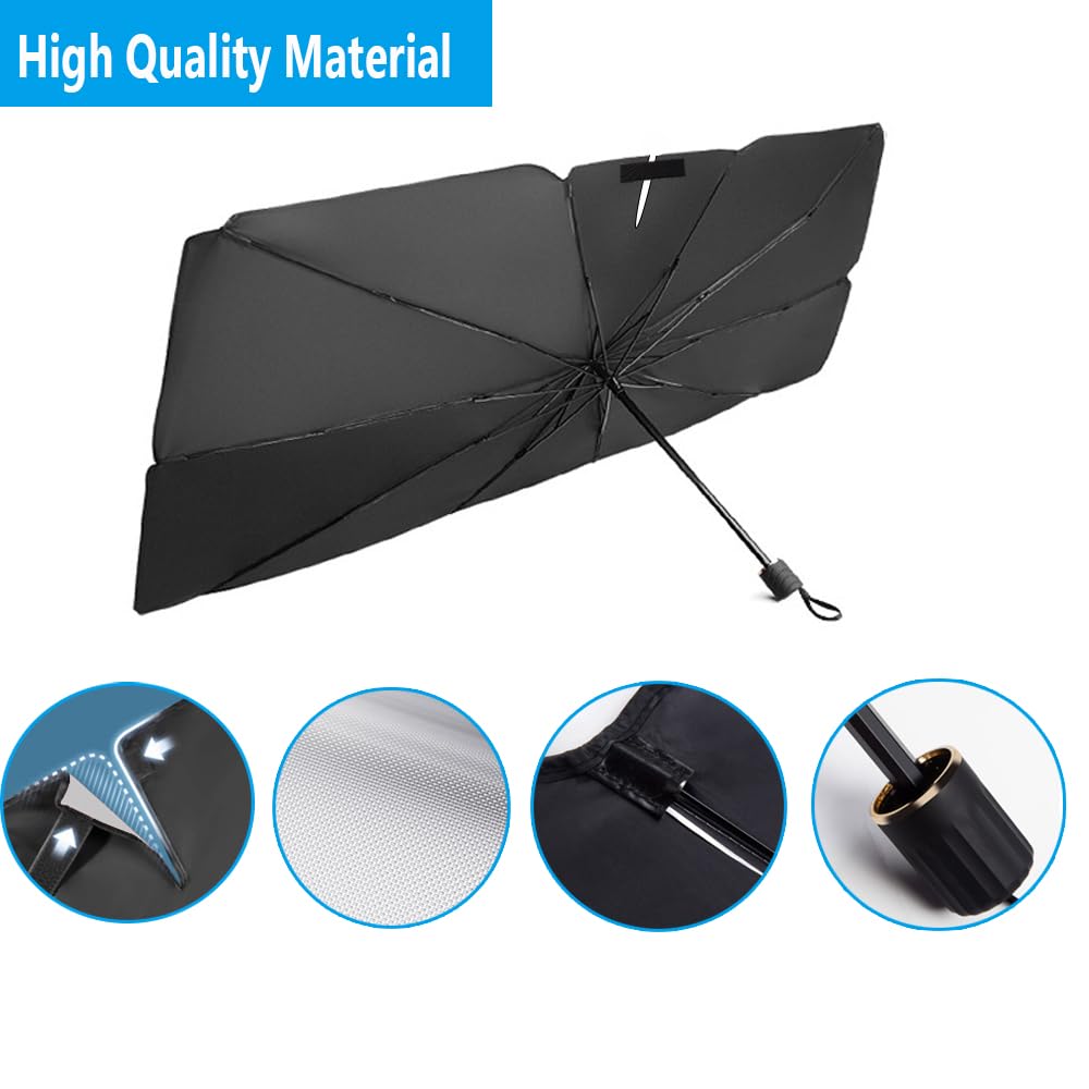 Coricha parasol plegado dentro de su bolsa para transporte y almacenamiento fácil