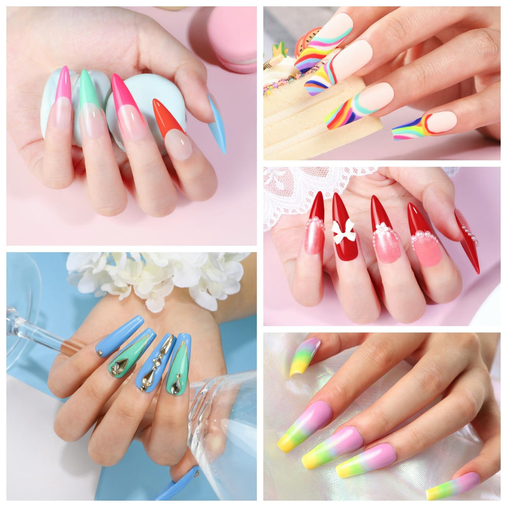 COSCELIA botas aplicando esmalte a uñas en casa para manicura profesional