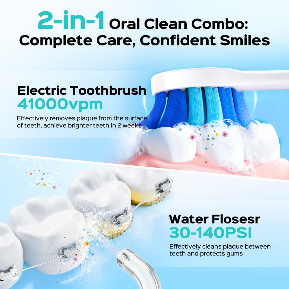 COSLUS boquilla del irrigador enfocada que muestra diseño para limpieza interdental eficaz