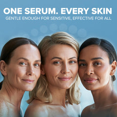 Cosmedica Skincare comparación de tamaño 8 oz para escala y duración