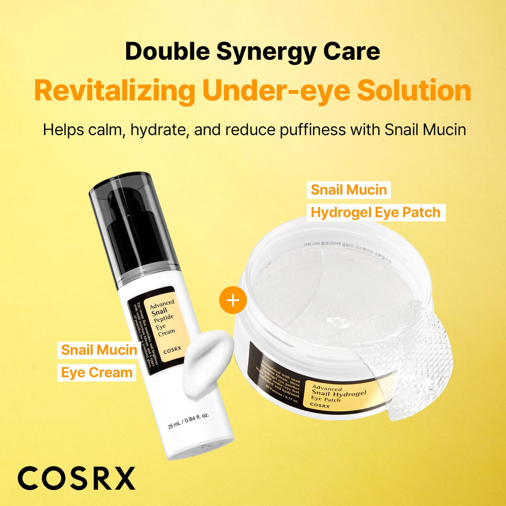 COSRX application demo with patch under eye delivering immediate hydration