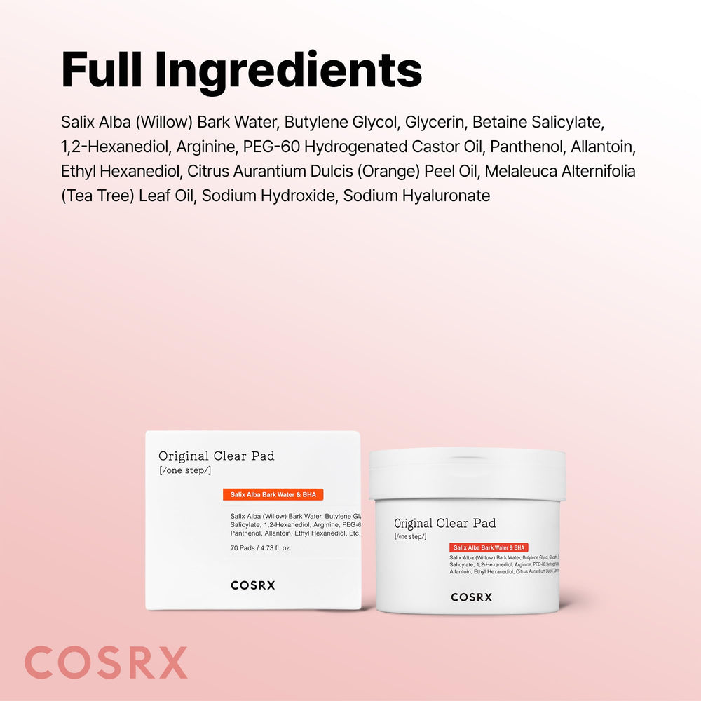 COSRX pad en ambiente de baño como parte de una rutina rápida y eficiente