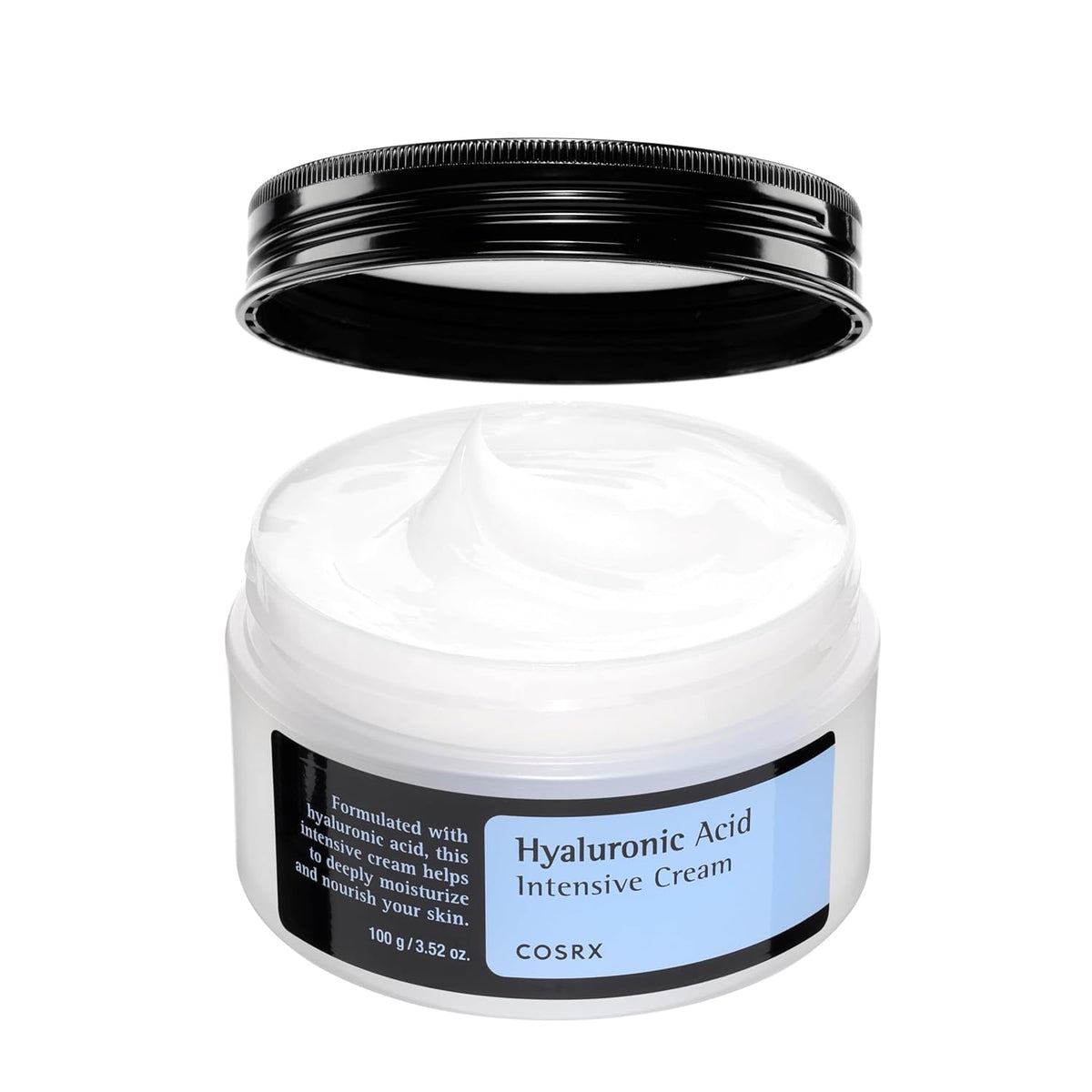 COSRX crema frontal del envase mostrando diseño y beneficio hidratación profunda
