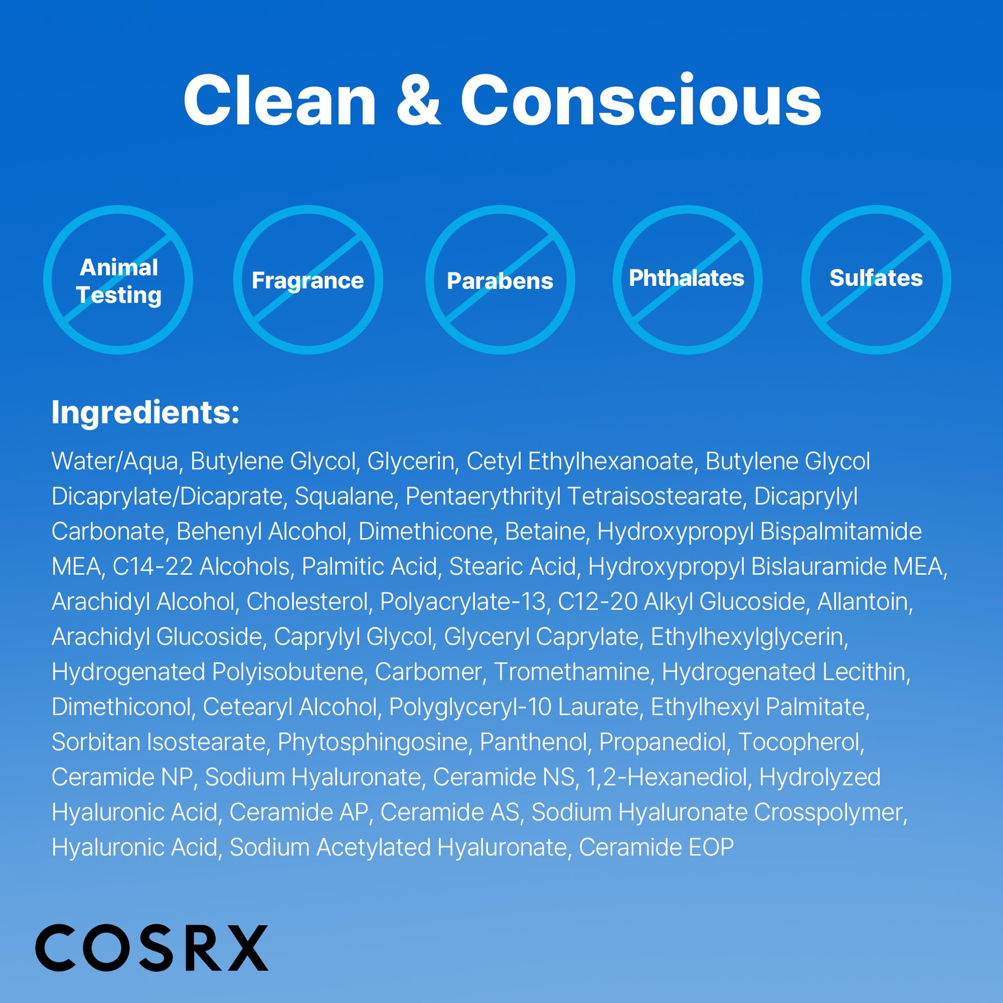 COSRX detalle del acabado mate en piel, mejora sensación de confort