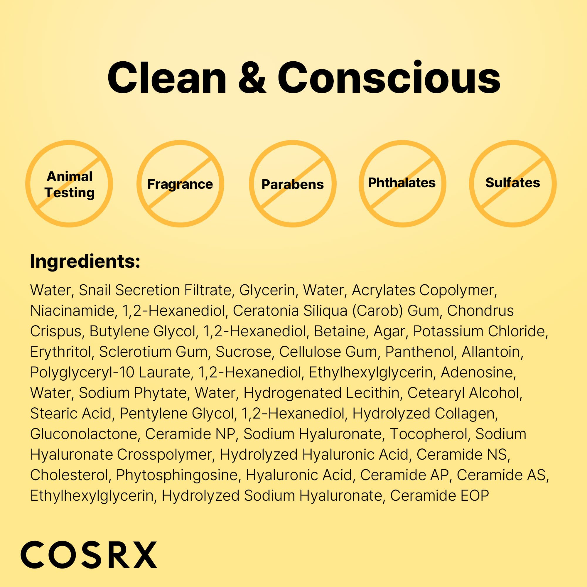 COSRX esencia restante en palma enfatizando nutrición prolongada