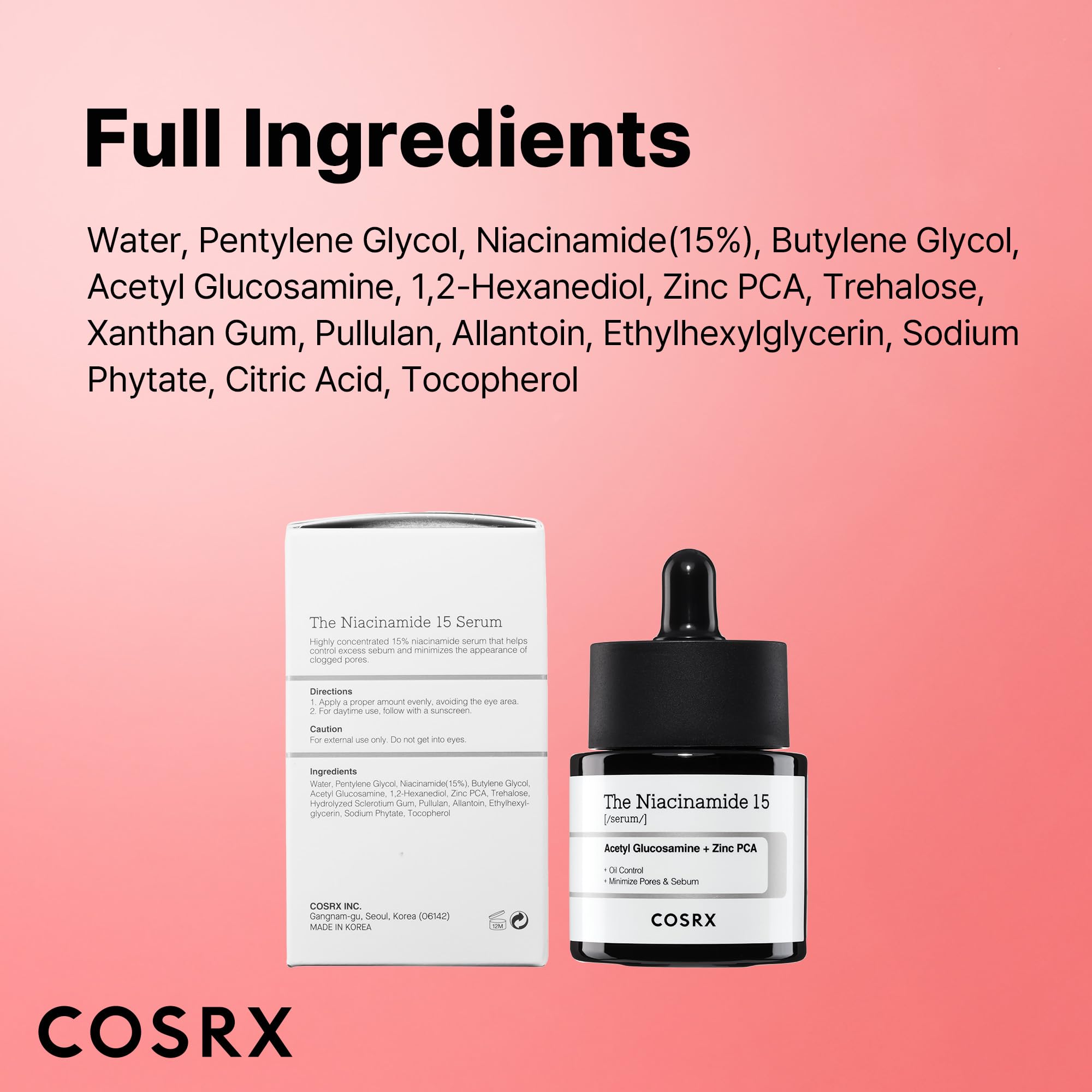 COSRX ambiente de baño minimalista con el serum en la repisa para una rutina diaria ordenada