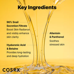 COSRX frasco de 100 ml comparado para ver la escala y duración