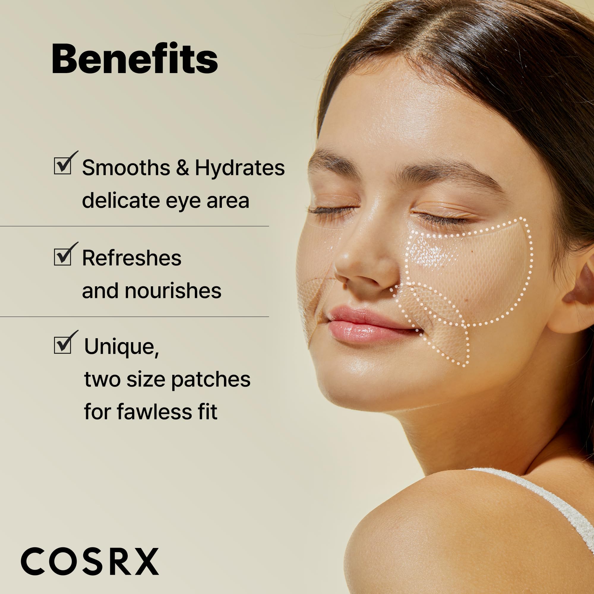 COSRX ingredient graphic with niacinamide bottle highlighting brightening