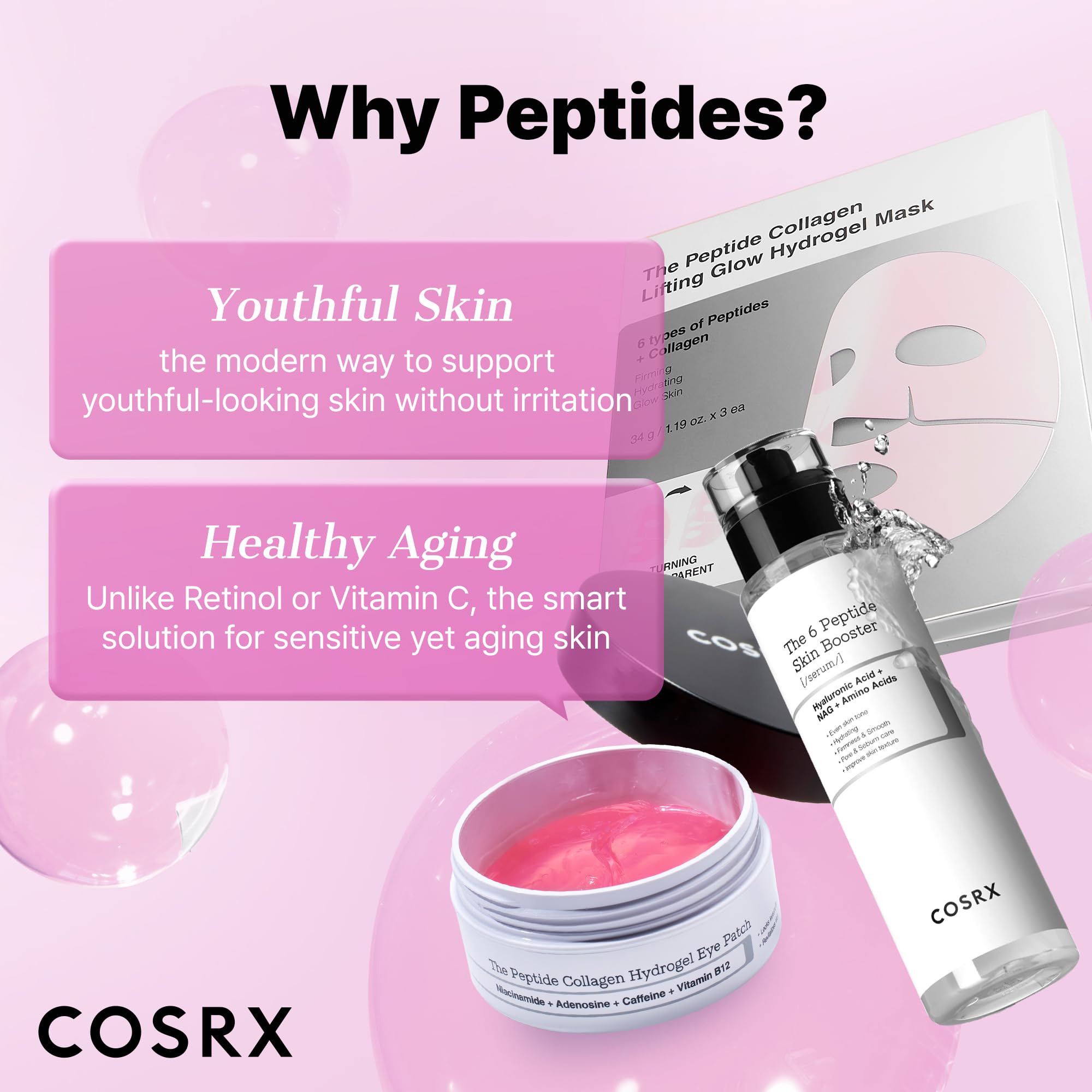 COSRX piel tras uso, luz y brillo mejorado como beneficio