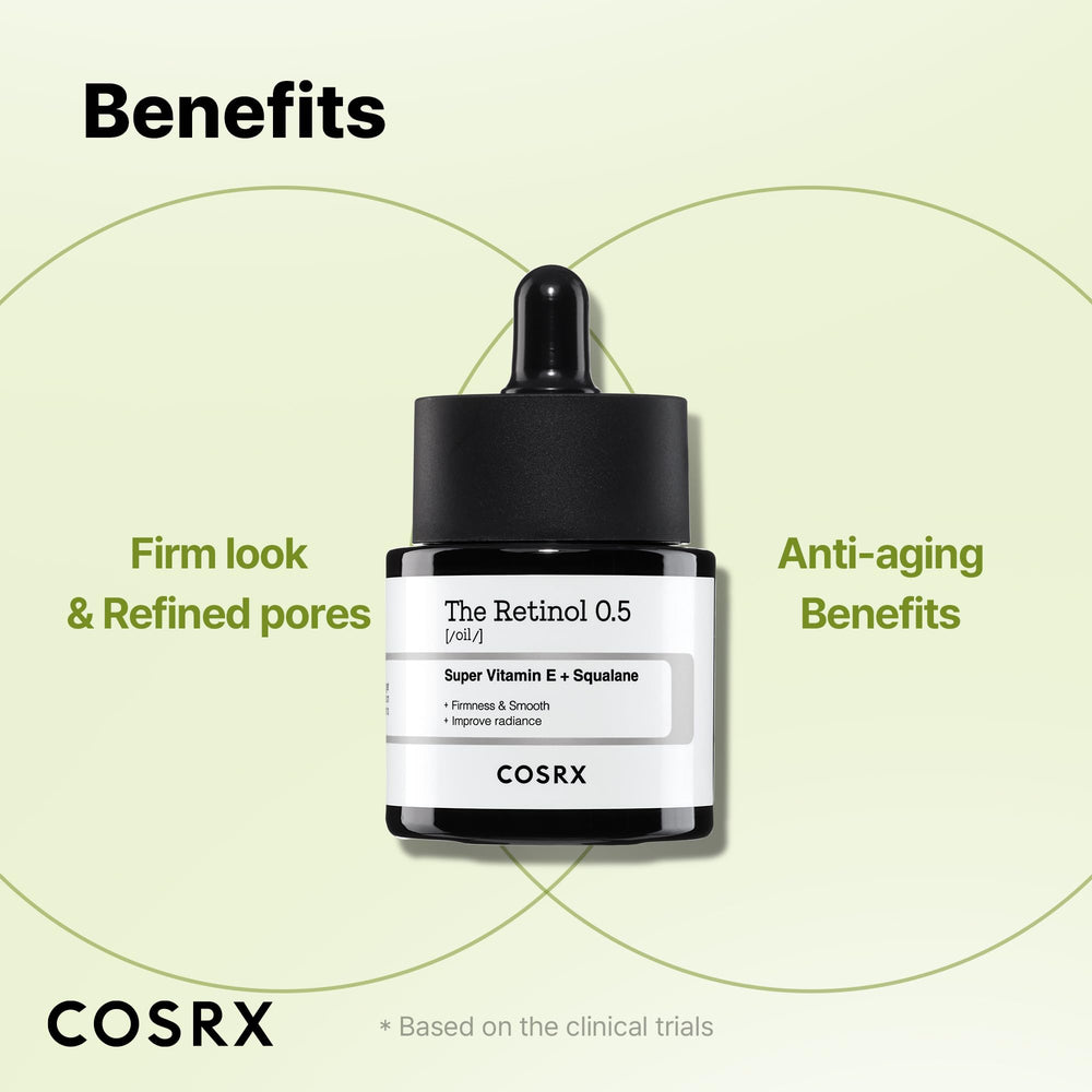 COSRX frasco en mano para comparar tamaño y control de uso