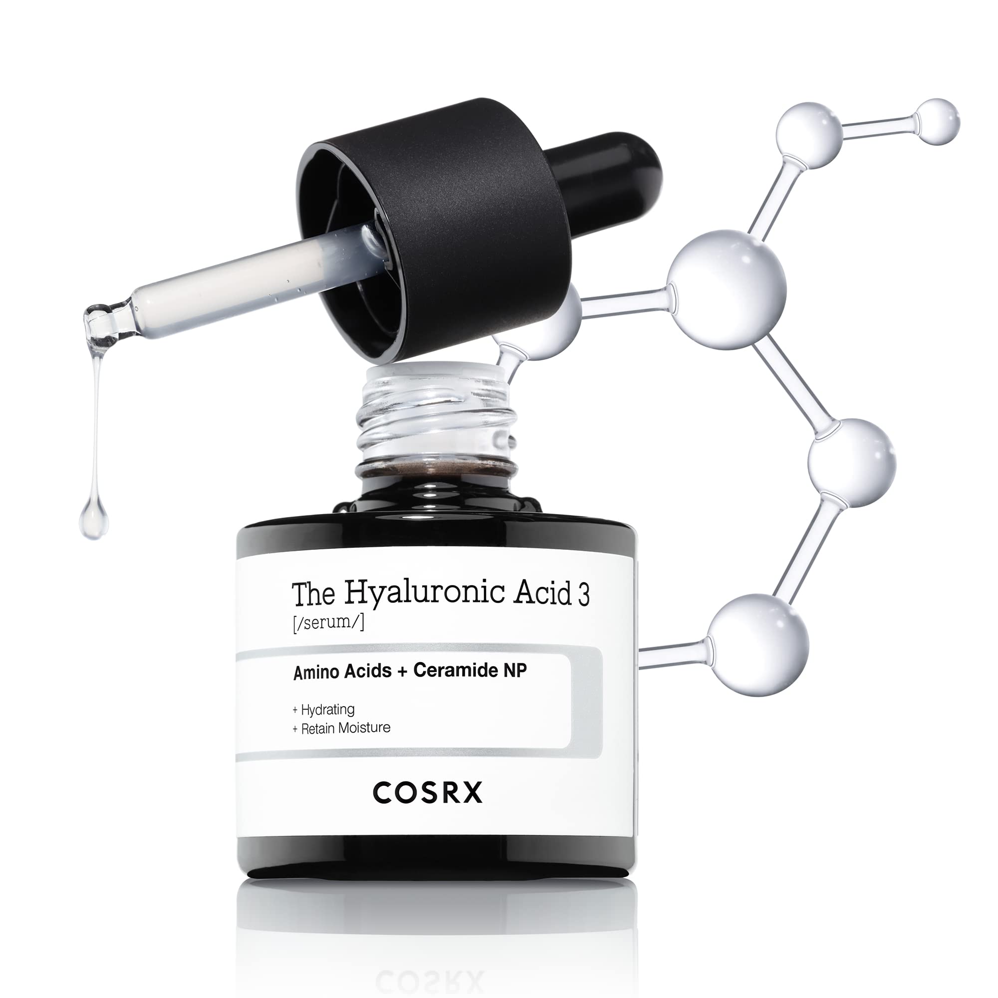 COSRX bote frontal mostrando diseño y volumen 20 ml, ideal para llevar