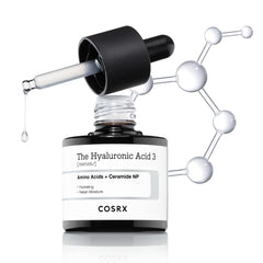 COSRX bote frontal mostrando diseño y volumen 20 ml, ideal para llevar