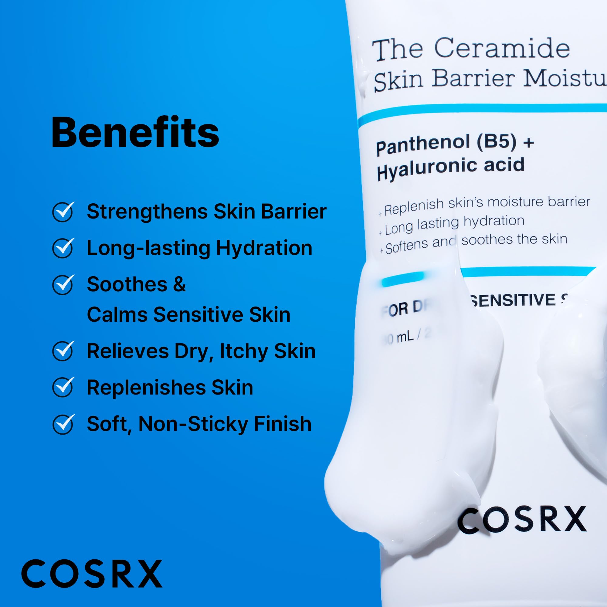 COSRX comparación de tamaño 80 ml para valorar cantidad y duración