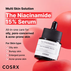 COSRX textura del serum en gota, ligera y de rápida absorción para mejorar la piel