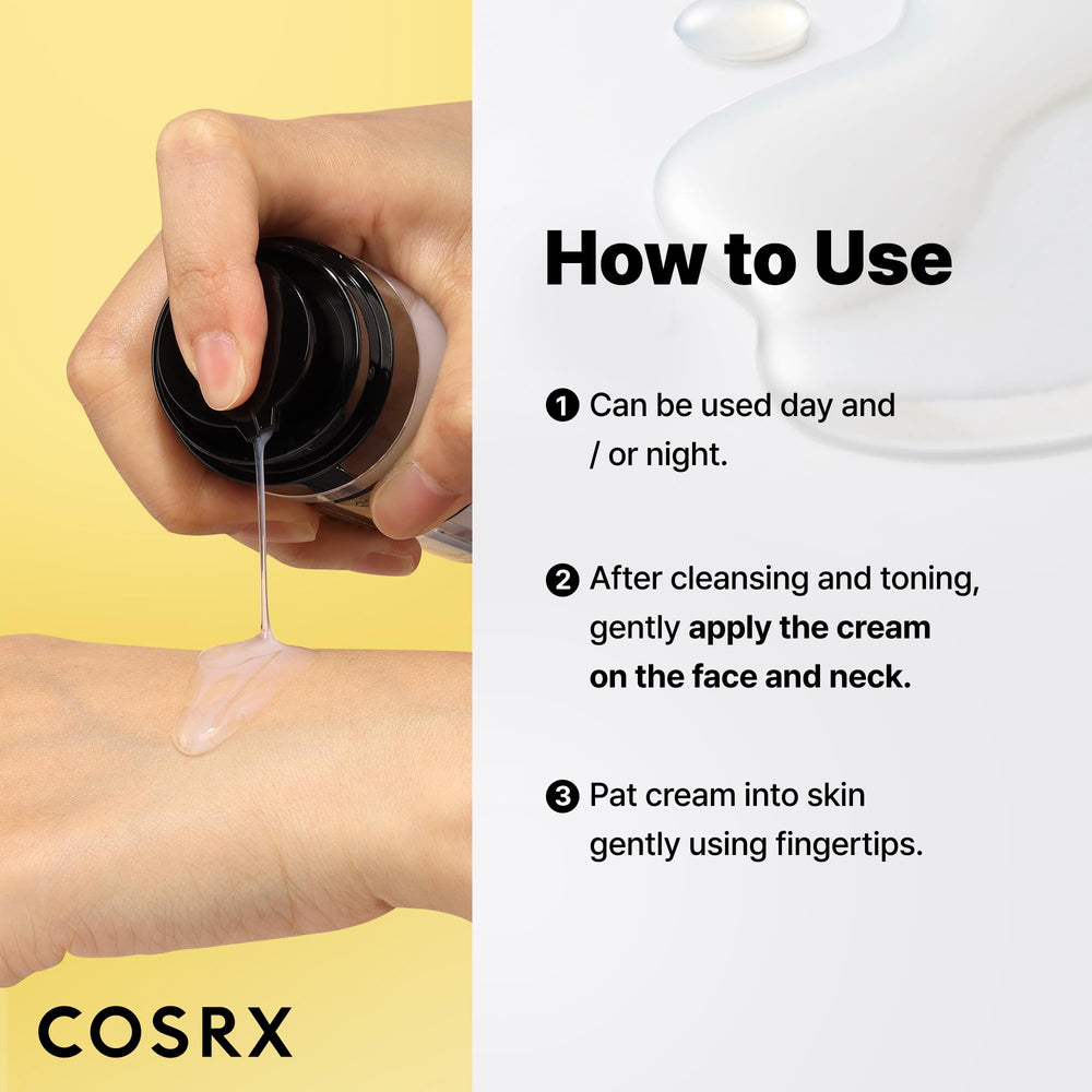 COSRX aplicando suero en rostro mostrando absorción rápida