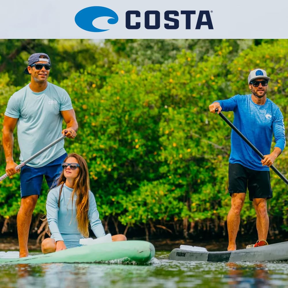 Costa Del Mar etiqueta y deslizadores ajustables del C-Line mostrando compatibilidad