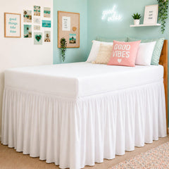 Cottington Lane vista frontal de falda Twin XL que aporta orden