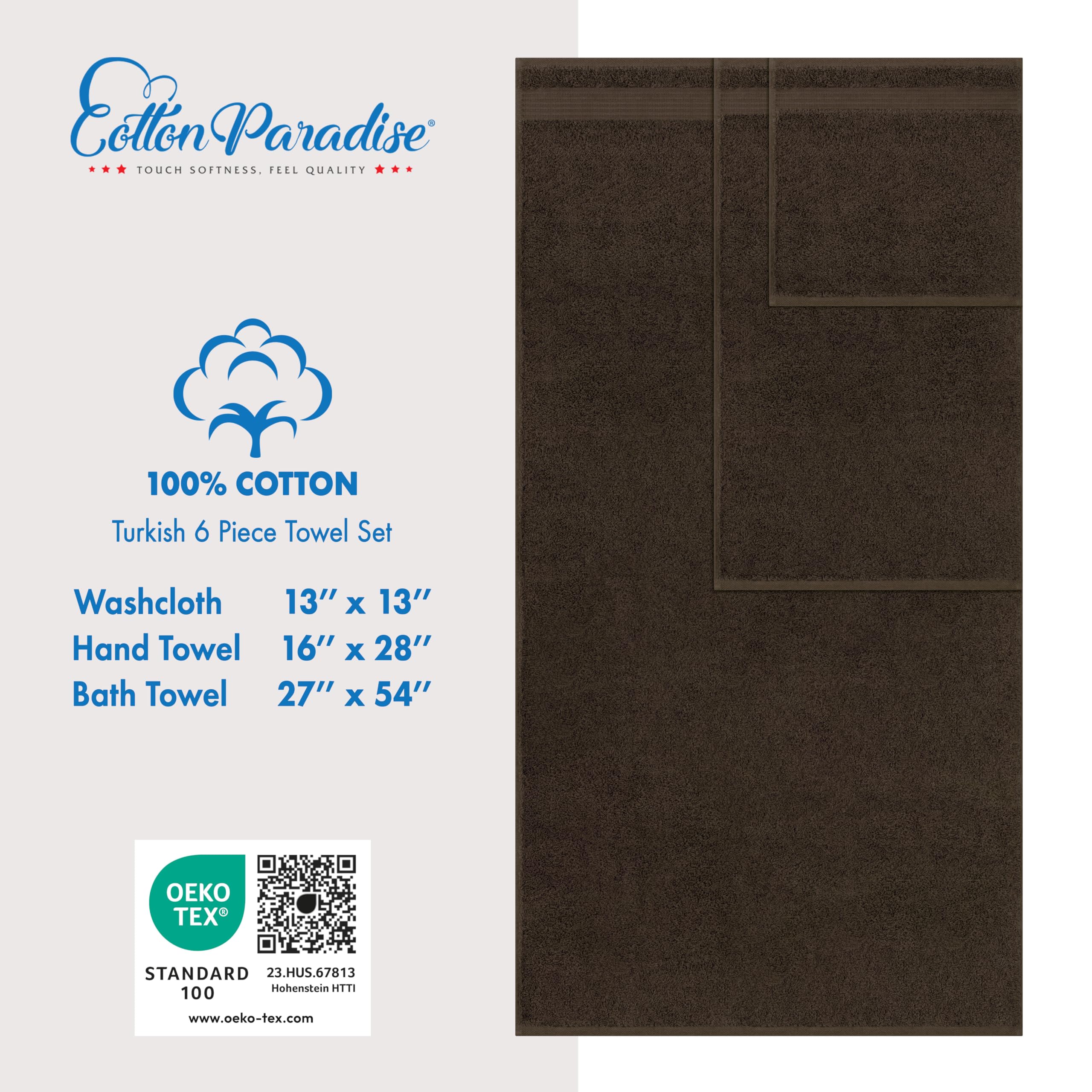 Cotton Paradise primer plano de bordes con doble costura para durabilidad