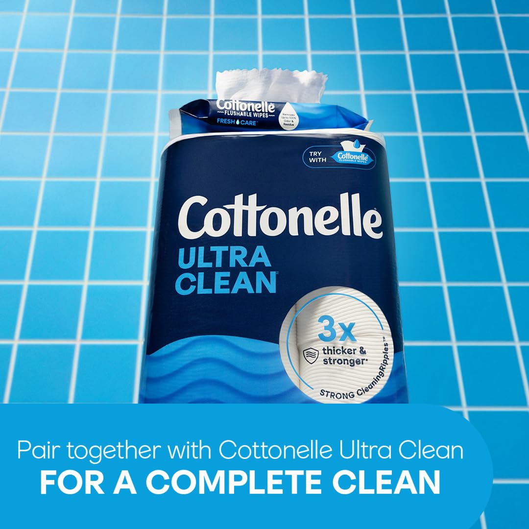 Cottonelle etiqueta con información del producto y beneficios claros para el consumidor