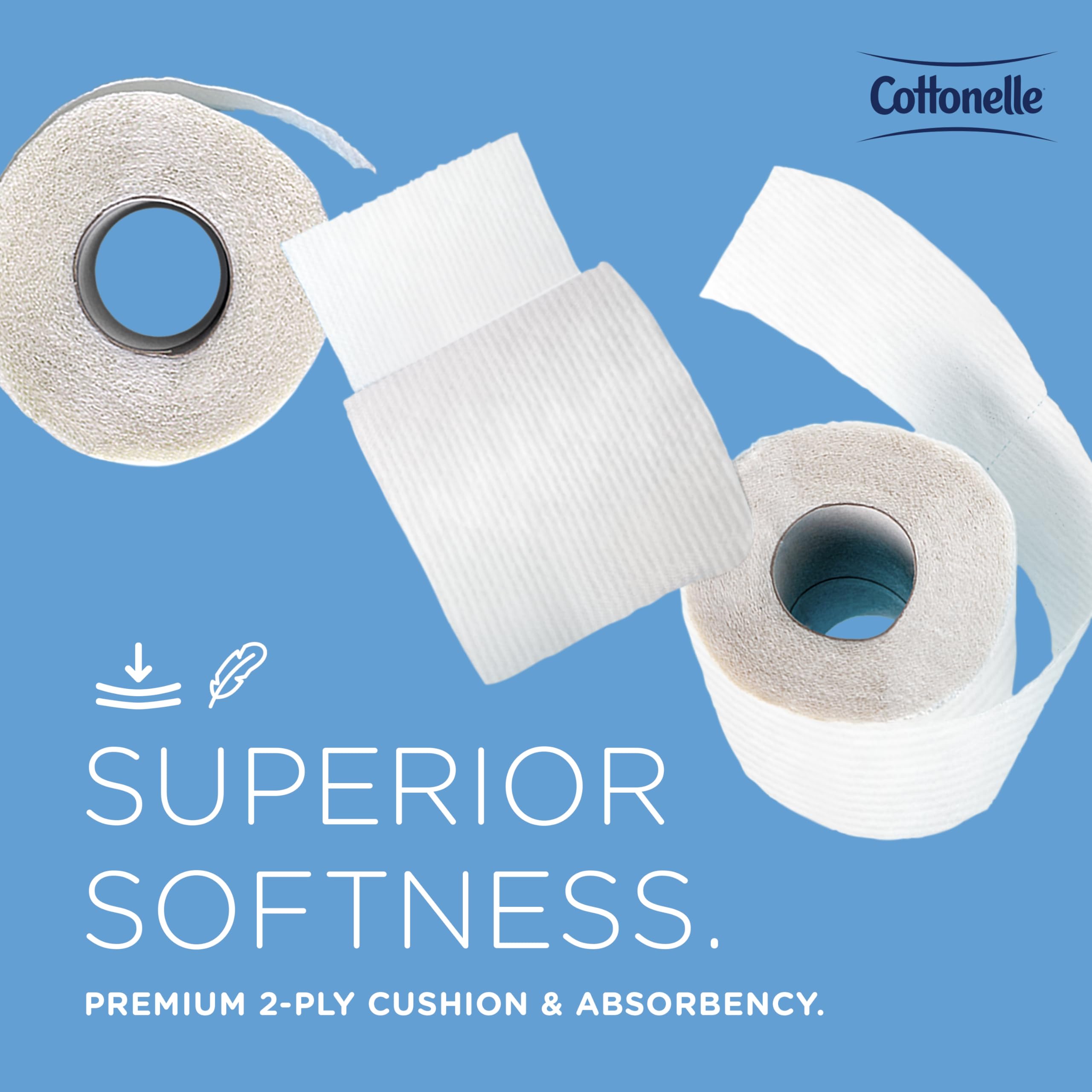 Cottonelle Professional etiqueta con certificación FSC indicando apoyo a la silvicultura responsable