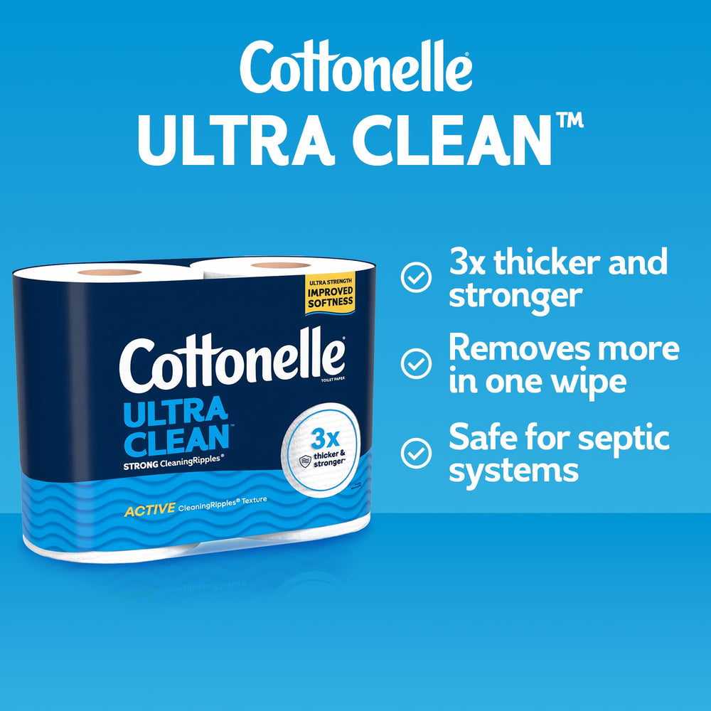Cottonelle rollo ubicado en baño familiar mostrando conveniencia