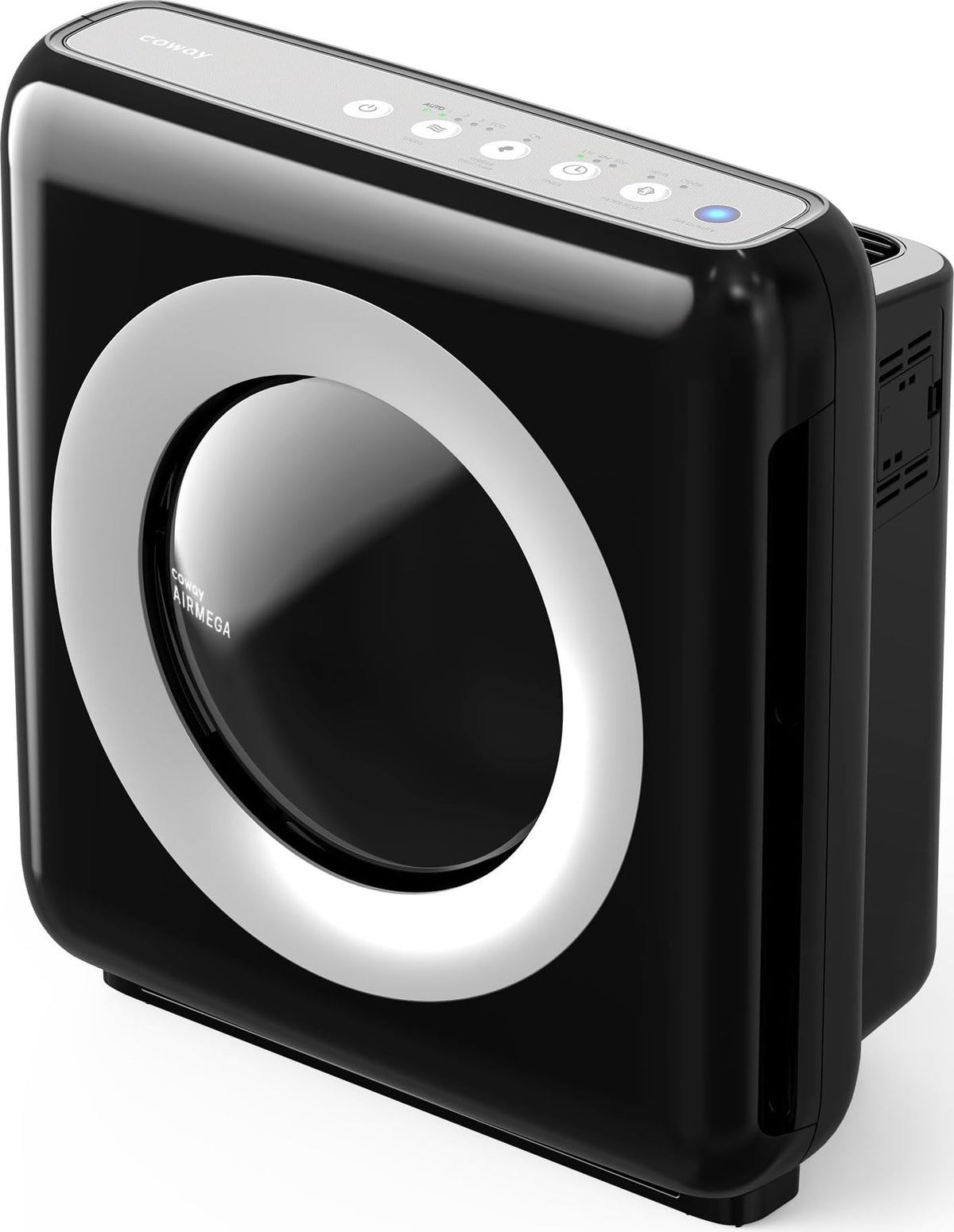 Coway purificador AP-1512HH vista frontal con diseño compacto y limpieza efectiva