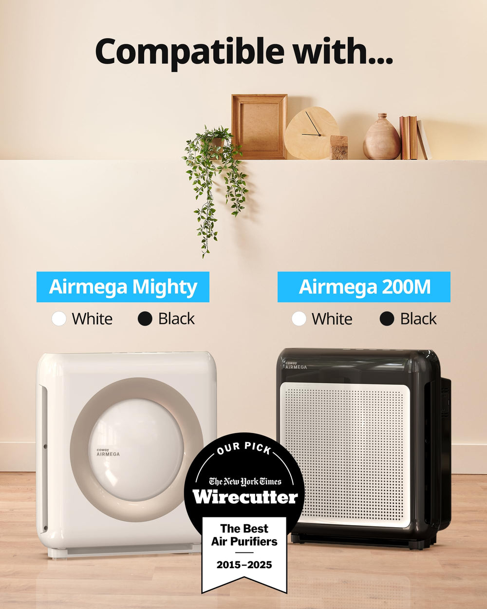 Coway etiqueta de filtros con certificaciones que garantiza pruebas técnicas