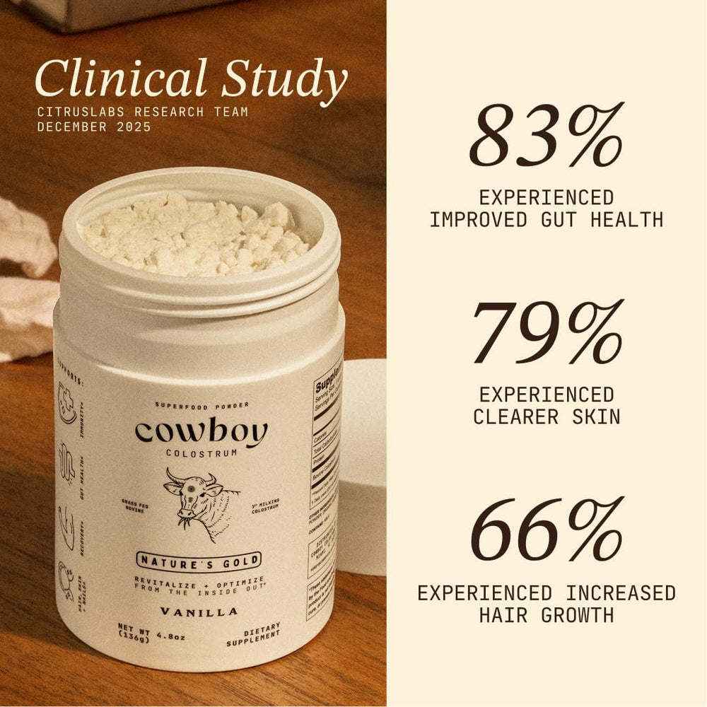 Cowboy Colostrum desayuno estilo de vida ofreciendo conveniencia y nutrición