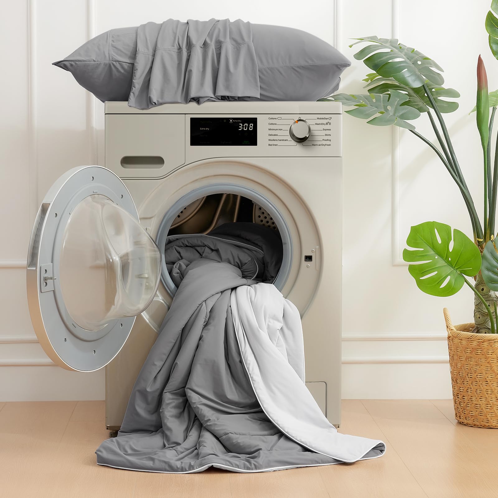 Cozy Bliss manta plegada lista para guardar, ligera y práctica