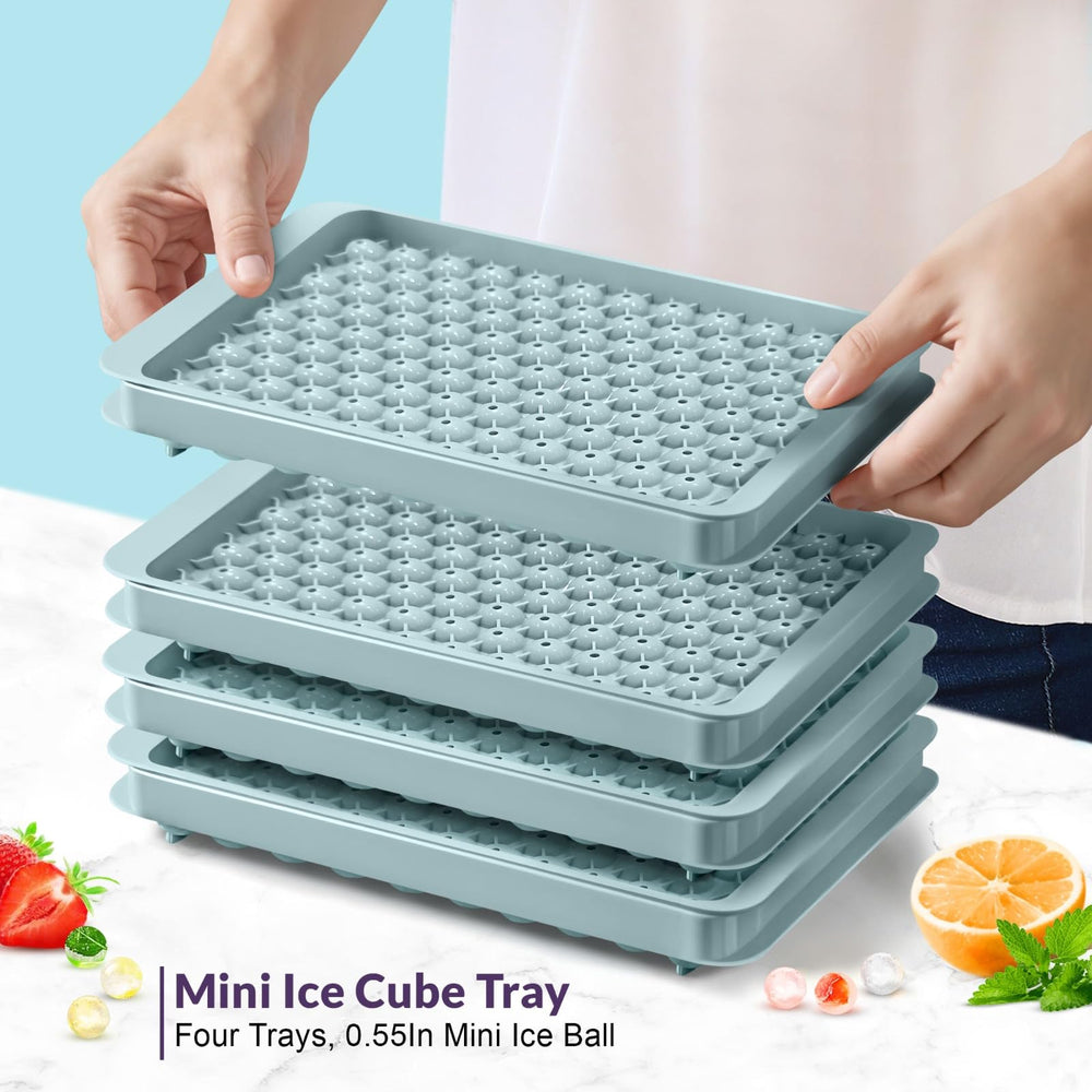 Cozy Kitchen Essentials comparación de tamaño con moneda, cubitos compactos