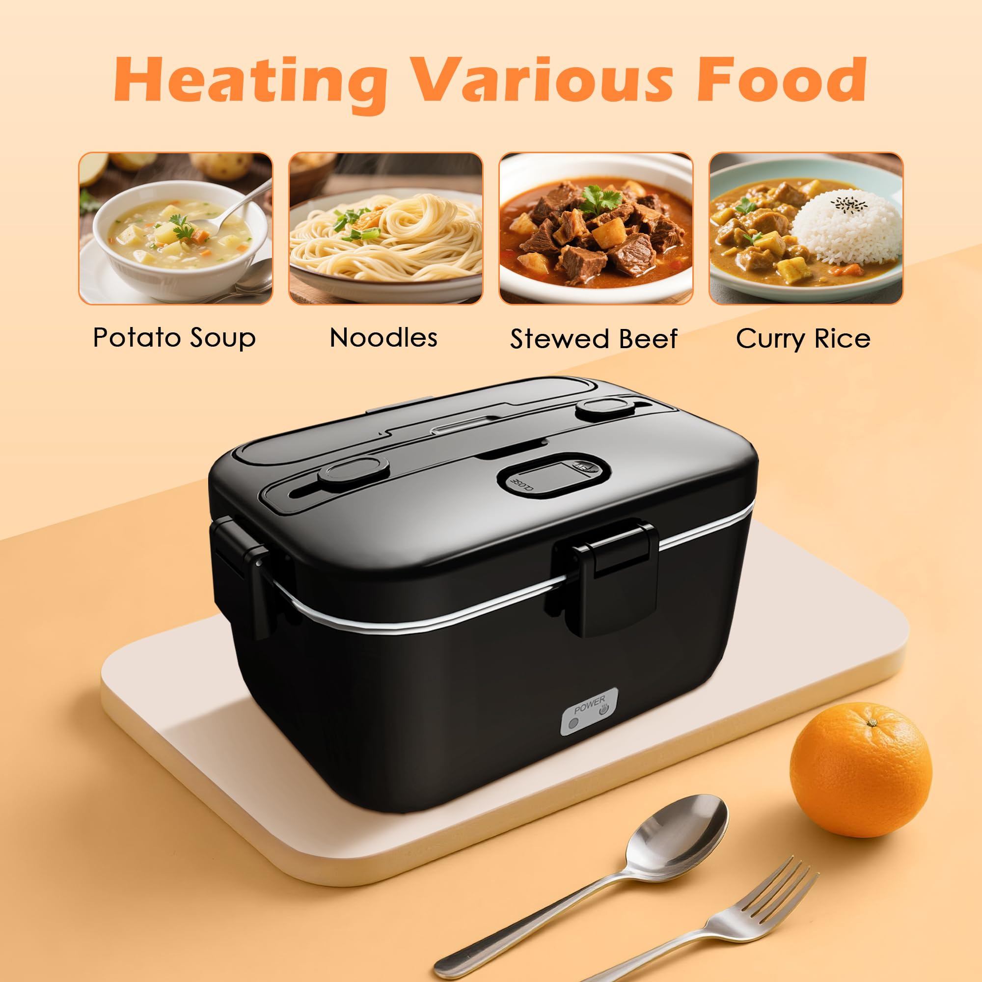 COZYEXPERT cubiertos de acero y accesorios incluidos para comer fuera