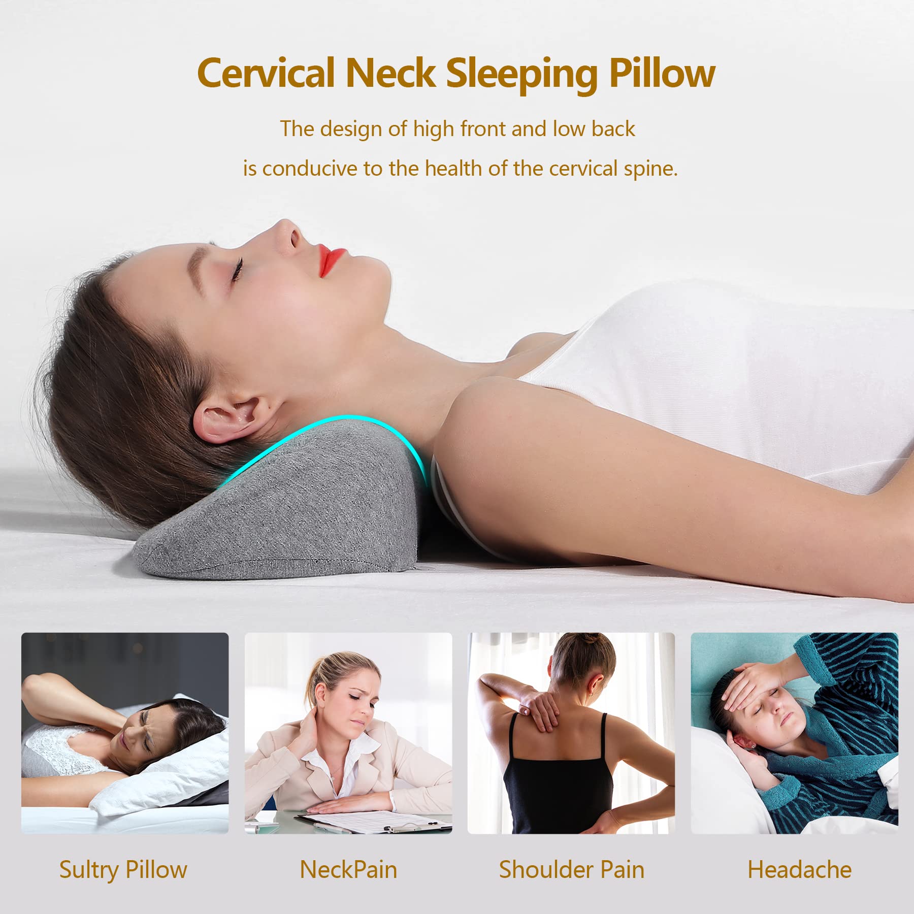 Cozyhealth corte transversal de espuma viscoelástica mostrando textura y recuperación lenta
