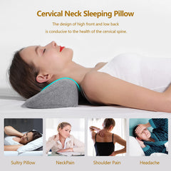 Cozyhealth corte transversal de espuma viscoelástica mostrando textura y recuperación lenta